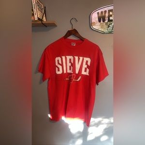 University of Wisconsin “Sieve” Hockey T-Shirt (Size Medium)